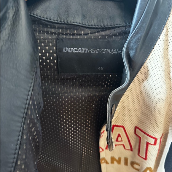 Ducati Beige and Black Bomber Jacket - Picture 4 of 4